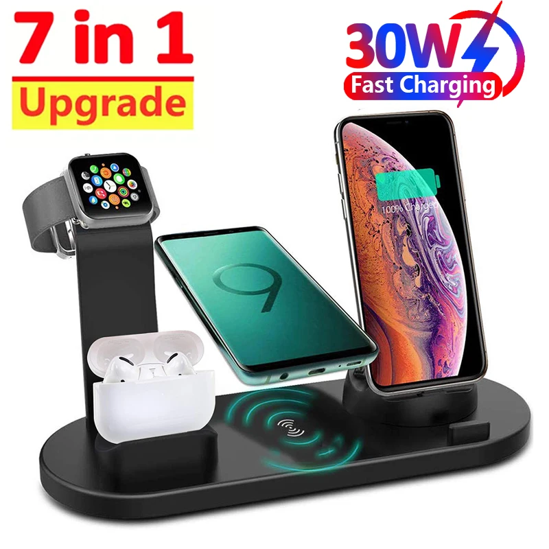 Smartwatch X12 - 7 in 1 kabelloses Ladegerät Stand
